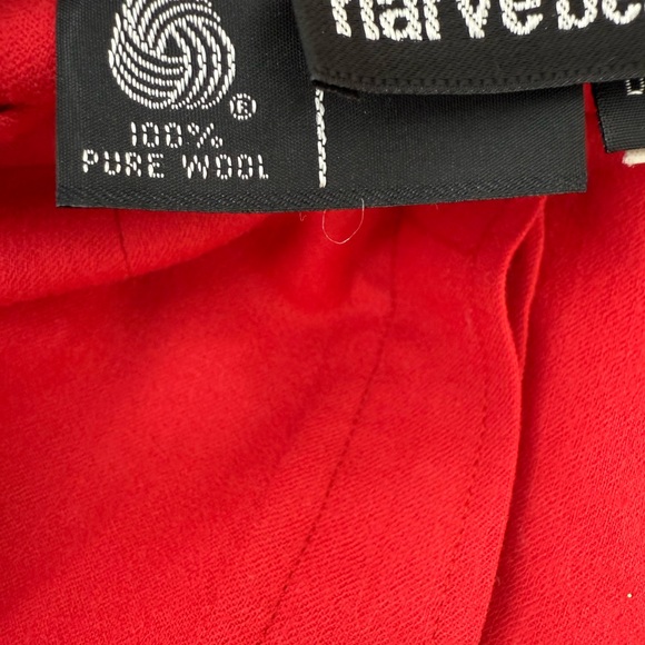 Vintage red wool skirt - Picture 7 of 8